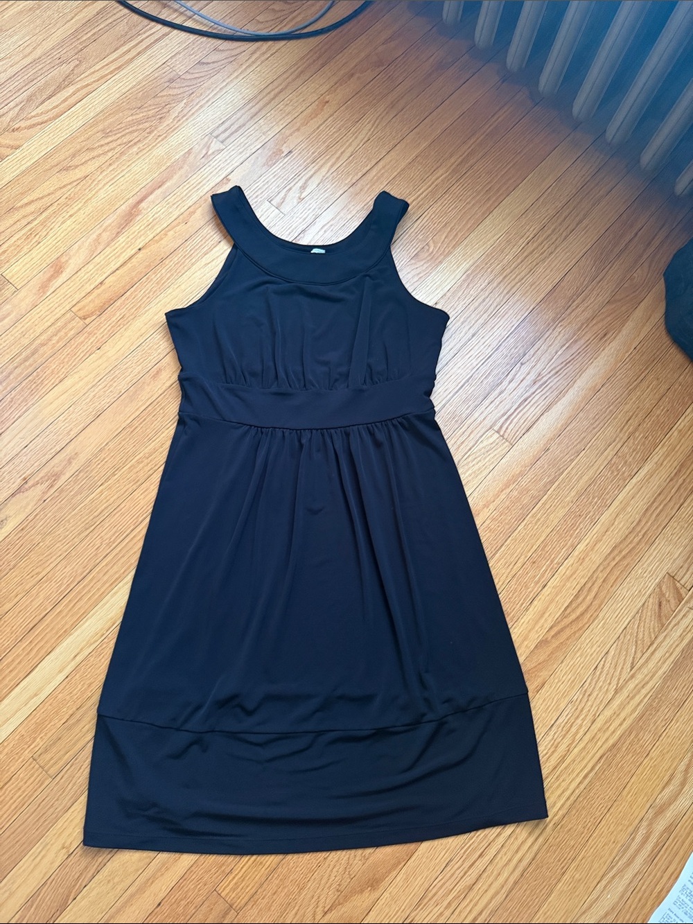 White House Black Market Black Sleeveless Midi Dress